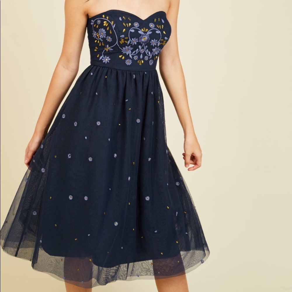 ModCloth Couth and Charismatic Midi Dress